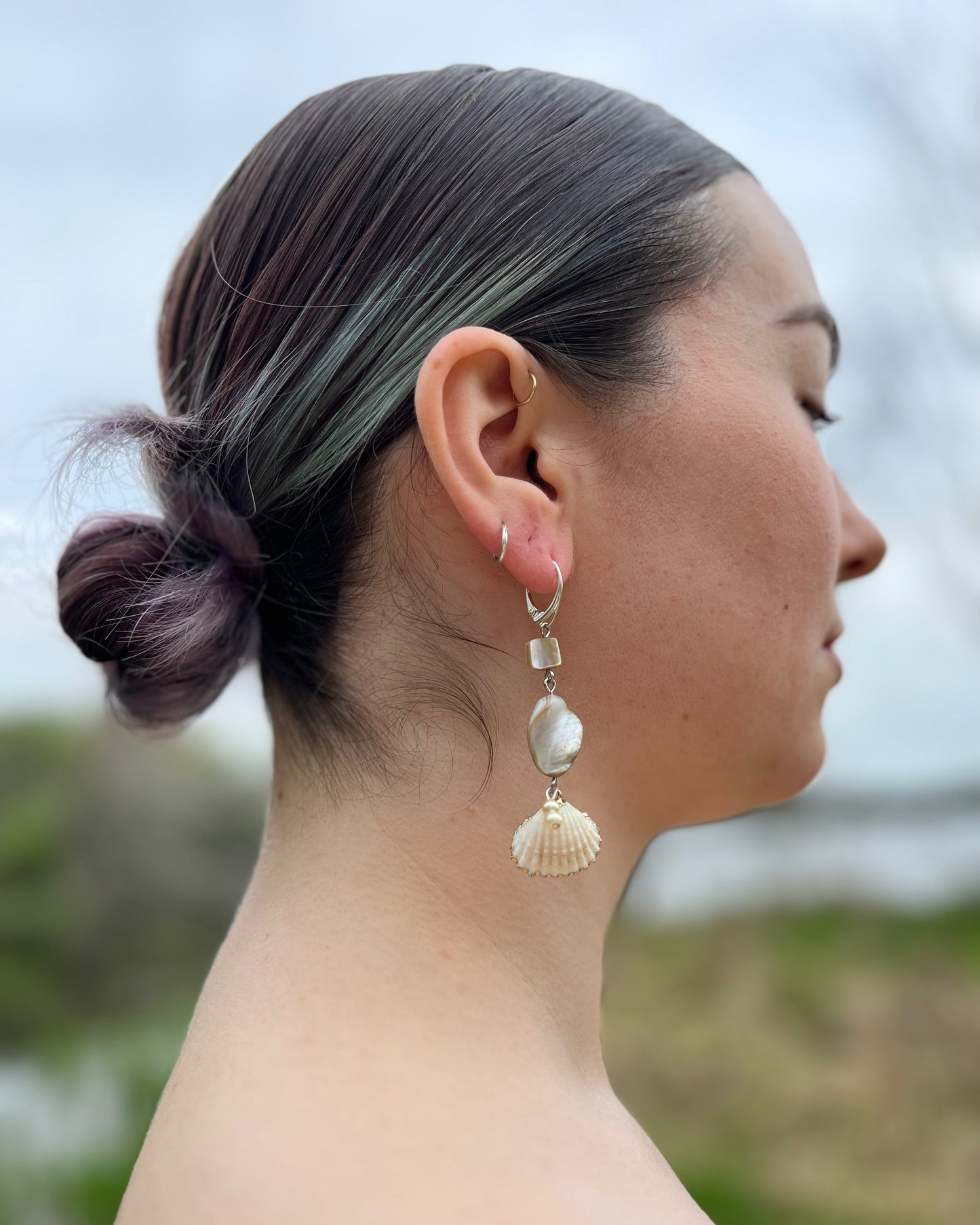Silver pearl gift