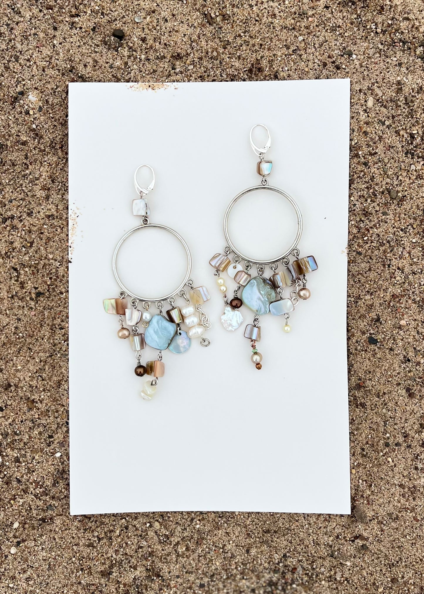 Splash iridescent hoops
